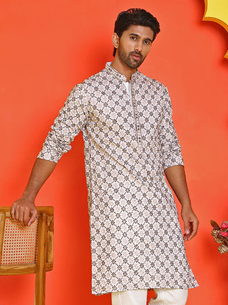 Embroidered Kurtas  For Men