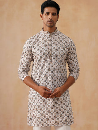 Embroidered Kurta For Men