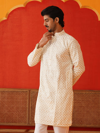 Sequins & Embroidered Kurtas For Men