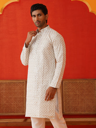 Sequins & Embroidered Kurtas For Men