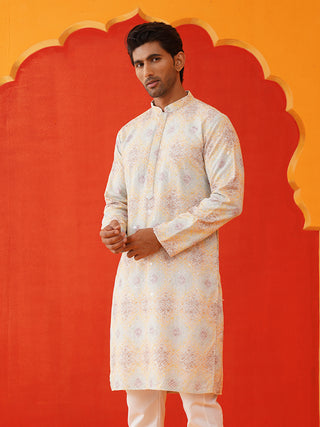 Embroidered Staight Kurtas For Men