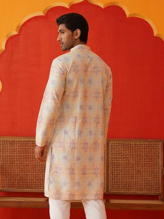 Embroidered Staight Kurtas For Men