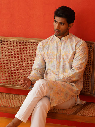 Embroidered Staight Kurtas For Men