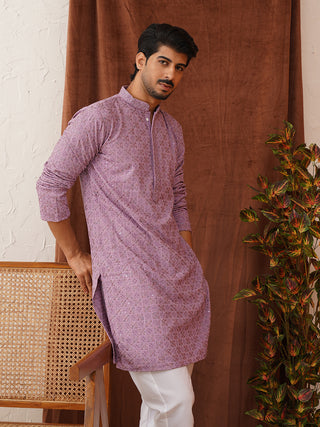 Embroidered Staight Kurtas For Men