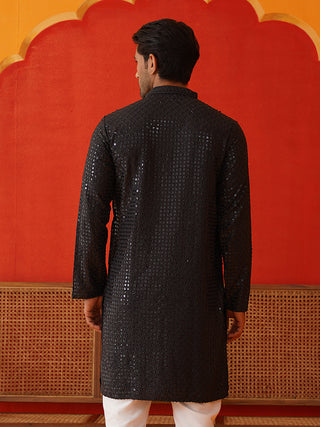 Men's Embroidered & Sequence Kurtas