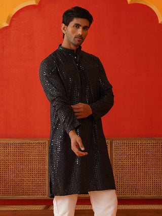 Men's Embroidered & Sequence Kurtas