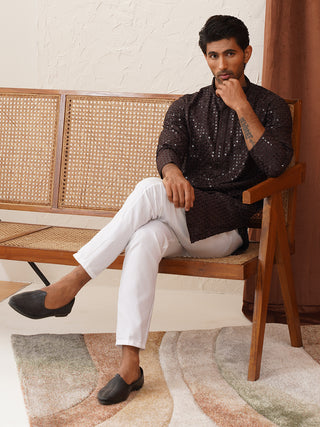 Men's Embroidered & Sequence Kurtas