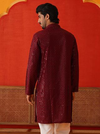 Men's Embroidered & Sequence Kurtas