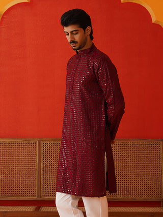 Men's Embroidered & Sequence Kurtas