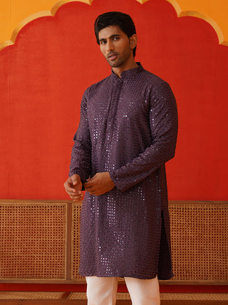 Men's Embroidered & Sequence Kurtas