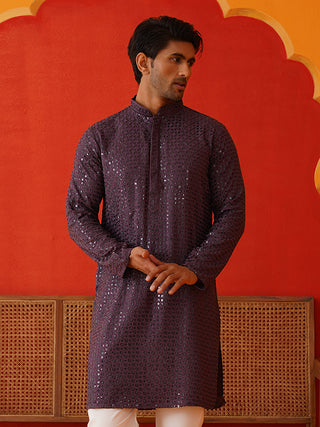 Men's Embroidered & Sequence Kurtas