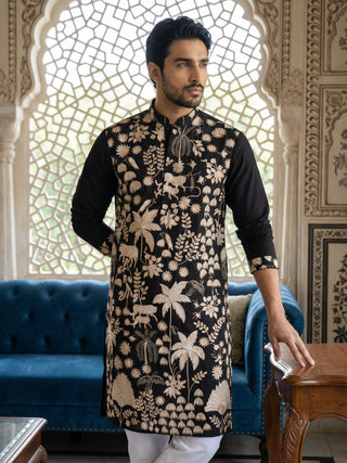 Embroidered Straight Kurta