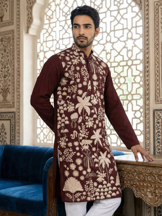 Embroidered Straight Kurta