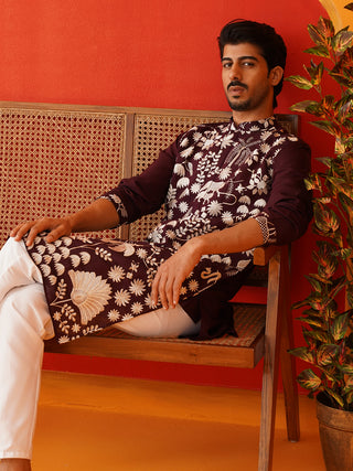 Embroidered Straight Kurtas.