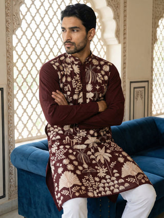 Embroidered Straight Kurta