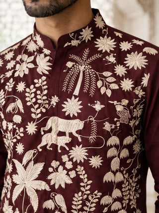 Embroidered Straight Kurta
