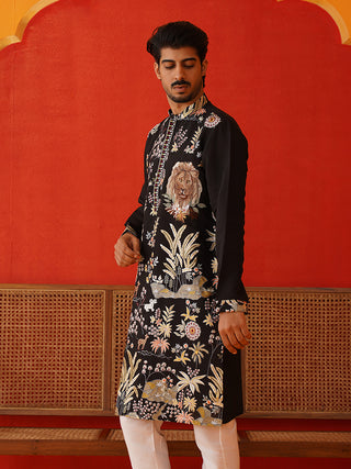 Floral Embroidered and Sequins Kurtas