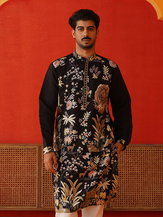 Floral Embroidered and Sequins Kurtas