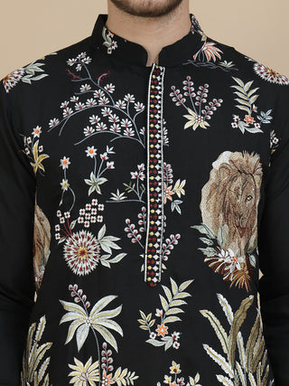Embroidered Silk Blend Kurtas