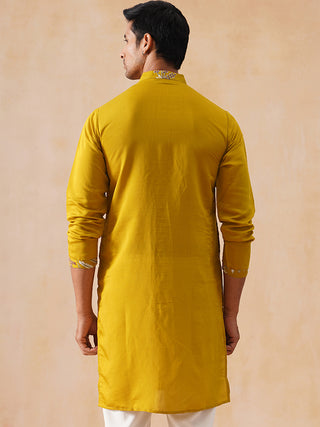 Floral Embroidered and Sequins Kurta