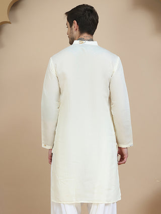 Embroidered Silk Blend Kurtas