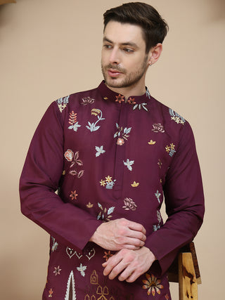 Floral Embroidered and Sequins Kurtas