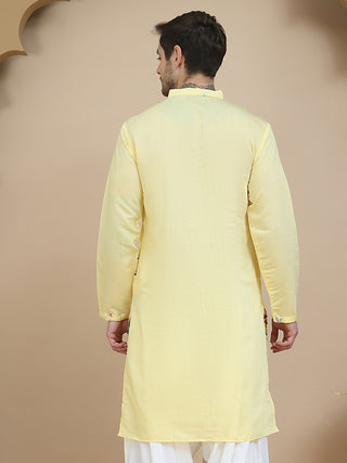 Embroidered Silk Blend Kurtas