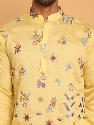 Floral Embroidered and Sequins Kurtas