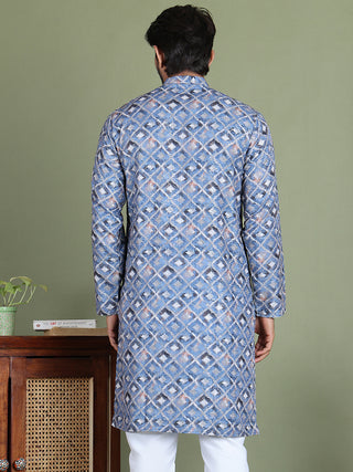 Embroidered and Printed Cotton Blend Kurtas.