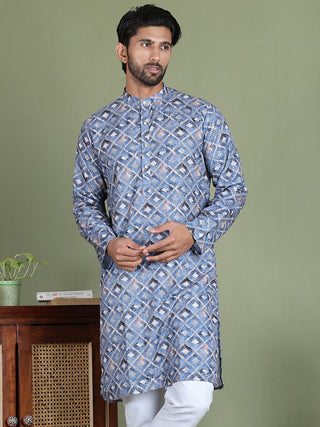 Embroidered and Printed Cotton Blend Kurtas.