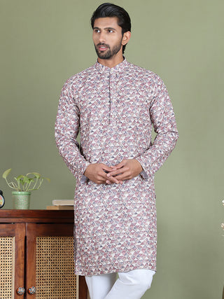 Embroidered and Printed Cotton Blend Kurtas.