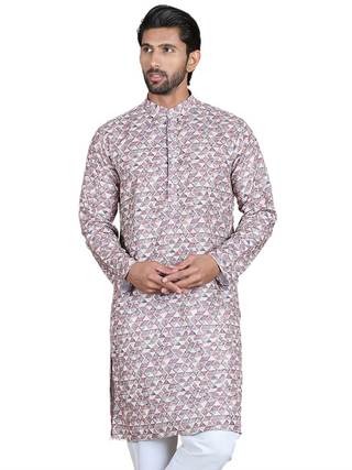 Embroidered and Printed Cotton Blend Kurtas.