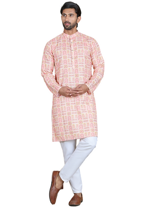 Embroidered and Printed Cotton Blend Kurtas.