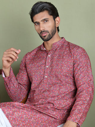 Embroidered and Printed Cotton Blend Kurtas.