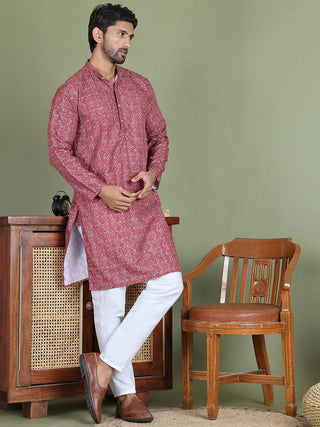 Embroidered and Printed Cotton Blend Kurtas.