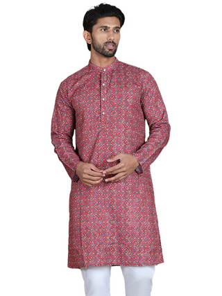 Embroidered and Printed Cotton Blend Kurtas.