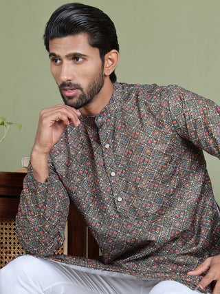 Embroidered and Printed Cotton Blend Kurtas.