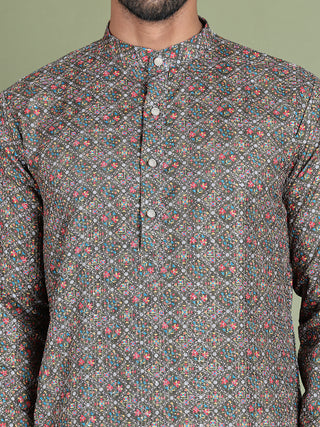 Embroidered and Printed Cotton Blend Kurtas.