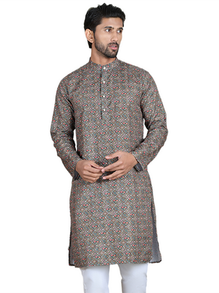 Embroidered and Printed Cotton Blend Kurtas.