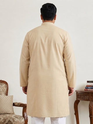 Solid Cotton Kurta for Men