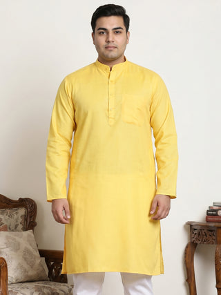 Solid Cotton Kurta for Men