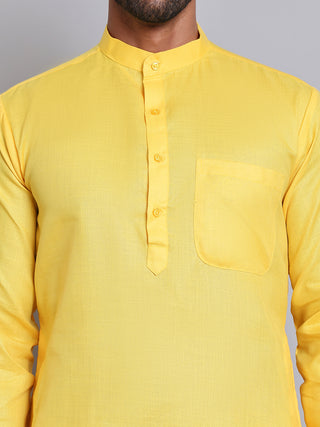 Solid Cotton Kurtas for Men