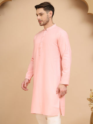 Solid Cotton Kurtas for Men