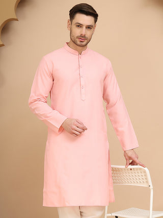 Solid Cotton Kurtas for Men
