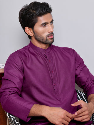 Solid Cotton Kurtas for Men