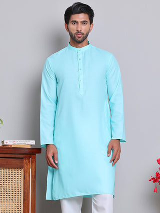 Solid Cotton Kurtas for Men