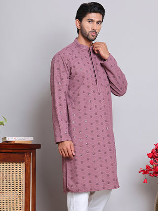 Men's Embroidered and Sequence Kurtas