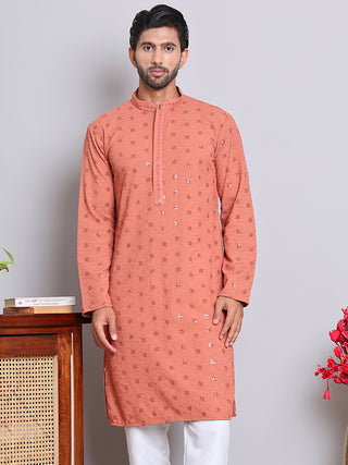 Men's Embroidered and Sequence Kurtas