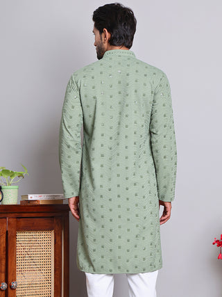 Men's Embroidered and Sequence Kurtas