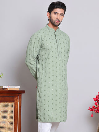 Men's Embroidered and Sequence Kurtas